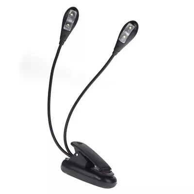 Flexible Music Stand Light Clip On LED Book Lights Reading Lamp Adjustable Y9M3 • $9.45