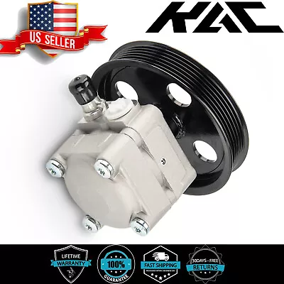 Power Steering Pump W/ Pulley For 99-05 Volvo C70 S60 S70 S80 V70 XC70 Aluminum • $73.99