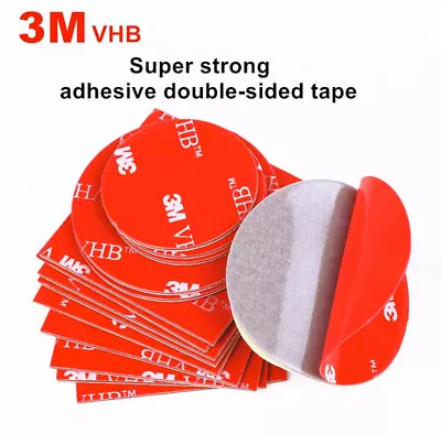 £3.99 • Buy 3M™ VHB™  Clear And Grey Acrylic Foam Double Sided Tape Square Round Sheets