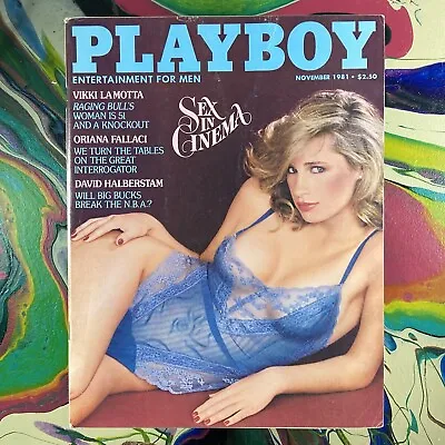Vintage Playboy Magazine November 1981 Vikki La Motta • $6.99