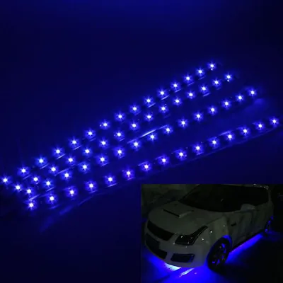 Lot Waterproof 12''/15 DC 12V Motor LED Strip Underbody Light For Car Motorcycle • $12.99