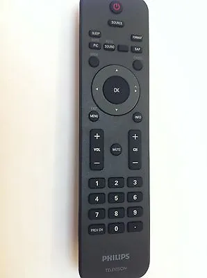 NEW PHILIPS TV REMOTE For 32PFL4507/F7 26PFL4507/F7 22PFL4507/F7 42PFL7603 47PFL • $10.95