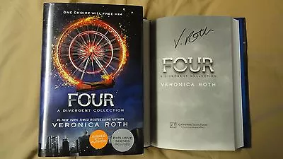 Veronica Roth Four Book Divergent Series Trilogy #4 Signed 1/1 HC DJ Short Story • $59.99