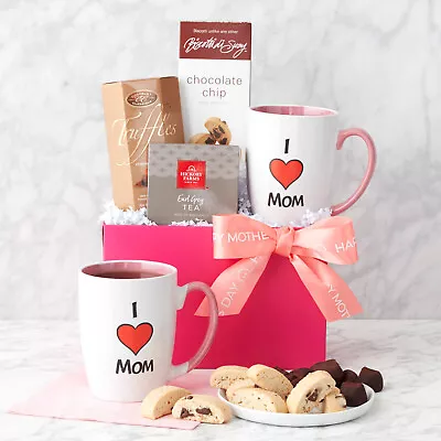 Mother's Day  I Heart Mom   Mug And Sweets Gift Box From Givens & Co • $27.54