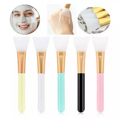 Silicone Face Mask Soft Brush Facial Mud Mixing Applicator Cosmetic Makeup Tools • £2.49