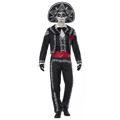 Mariachi Costume Adult Day Of The Dead Dia De Los Muertos Halloween Fancy Dress • $43.04