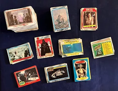 Huge Lot Of 333 Empire Strikes Back And Star Wars Trading Cards W/ Stickers 1980 • $100