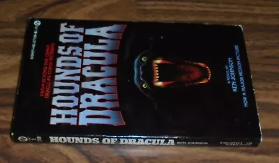 Hounds Of Dracula By Ken Johnson (signet) Paperback Book Movie Tie In • $15.95