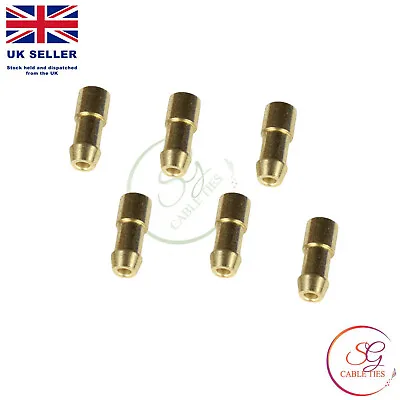 £4.29 • Buy Uninsulated Brass Bullet Connectors 4.7mm Lucas Type Electrical Terminals Crimp