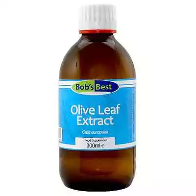 Olive Leaf Extract - 300ml - Oleuropein Antioxidant By Bob's Best • £14.99