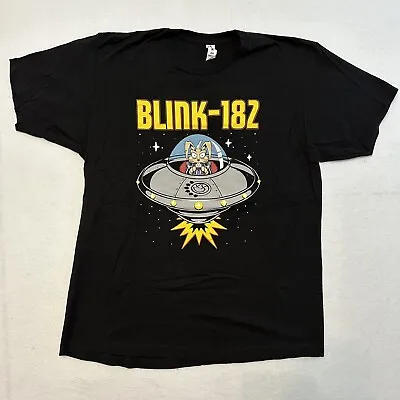 Blink 182 World Tour 2023 Alien Spaceship Official Merch Band T-Shirt Size XL • $55.99