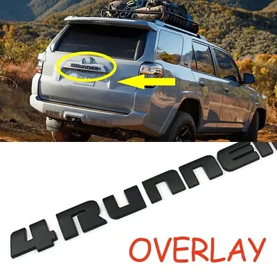 OVERLAY KIT For 2010-2023 4RUNNER EMBLEM BLACKOUT LETTER BADGE • $19.99