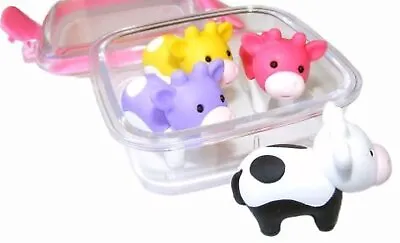 Iwako Japanese Erasers In A Mini Bento Box - Cows By Iwako • £4.99