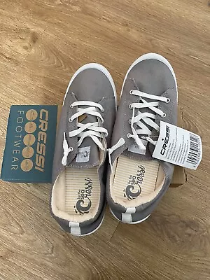 Cressi Canvas Trainers/Deck Shoes Size 44/9.5 Brand New In Box • £3