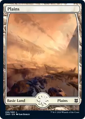 PREORDER Plains (266) X4 FULL ART Zendikar Rising MTG NM/M • $2.95