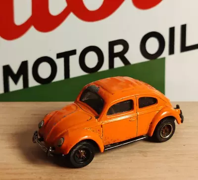 1998 Mattel Inc Matchbox 1:58 '62 Vw Beetle Orange • £7.99