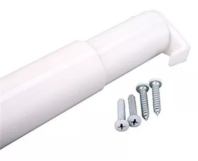 John Sterling RP0021-30/48 White 250 Lbs. Capacity Closet Rod 30 To 48 L In. • $23.25