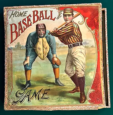 1900  Home Baseball Game  By McLoughlin Bros. Board Game Large Size 15  X 15  • $1999.99