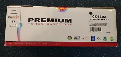 Premium Toner Cartridge Cc530a Black Canon 718 Unopened Security Sealed • £19.99