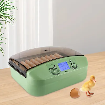 Digital 32 Egg Incubator Temperature Control Hatcher Automatic Turning Chicken • £74