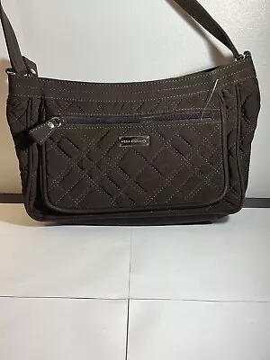 Vera Bradley ESPRESSO BROWN Quilted Purse New Without Tags! • $24.99