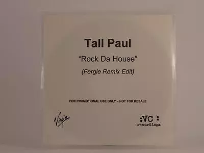 TALL PAUL ROCK DA HOUSE (E72) 1 Track Promo CD Single White Sleeve VIRGIN • £5.32