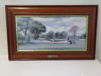 £50 • Buy Terry Harrison   Sunday Golf    Measurement Including The Frame 20  X 12.25 