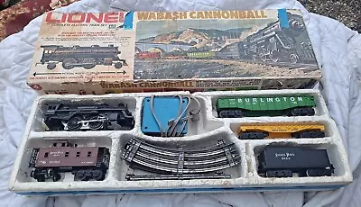Vintage Lionel Wabash Cannonball Train Set 6-1081 8040  • $127.49