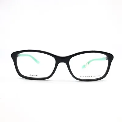 Kate Spade Catrina 0ERK Navy Blue Green Rectangle Eyeglasses Frames 51-15 135 • $134.87