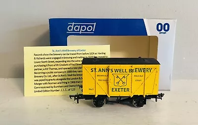 Dapol Oo Gauge - St Anne’s Well Brewery - Exeter - Ltd Ed Wagon • £39.95