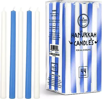 Menorah Candles Chanukah Candles 44 Tall Colorful Hanukkah Candles For All 8 Nig • $9.49