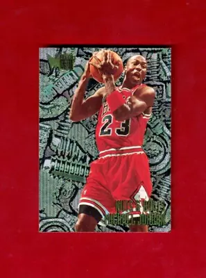 1995-96 FLEER METAL Michael Jordan ( CHICAGO BULLS ) NUTS AND BOLTS INSERT Card • $9.99