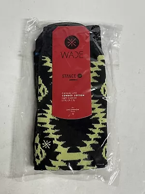 STANCE Dwyane Wade Casual Lite Crew Socks Men's Large 9-13 Geometric Pattern NEW • $12.29