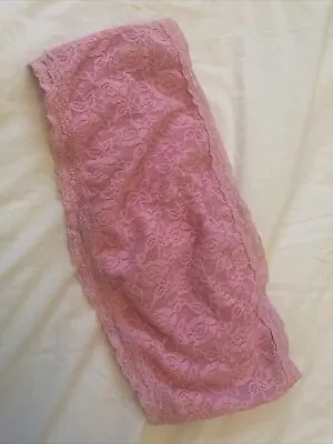 £8.50 • Buy Jack Wills Pink Lace Bralet Bralette Bra Bandeau Top, Size 12