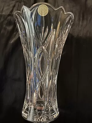 Vintage Lenox Full Lead Crystal Vase Made In Germany 9.5” Inches • $32.99