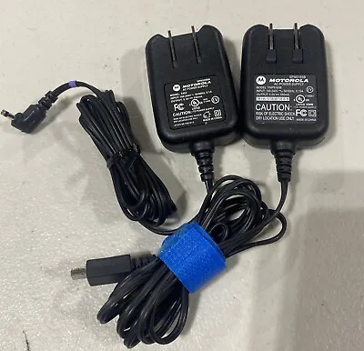 Lot Of 2 Motorola Cell Phone Wall Chargers Model FMP5185B 5402 • $13.99