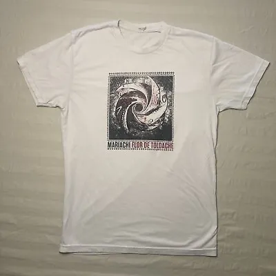 Mariachi Flor De Toloache T-Shirt Men’s Small White Graphic Band Tee Rare • $19.95