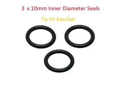 £2.80 • Buy 3 X Karcher O-Ring Seals. Fits Puzzi Carpet Cleaners 63624980 / 6.362-498.0