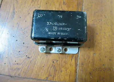 1940 - 1954 CHRYSLER DODGE DESOTO Plymouth 6 VOLT Delco Remy Voltage Regulator • $95