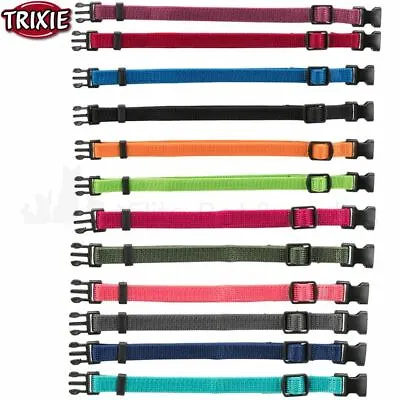 Trixie Whelping Collars Puppy Dog Soft ID Bands Safe Adjustable Bright Colours • £12.95