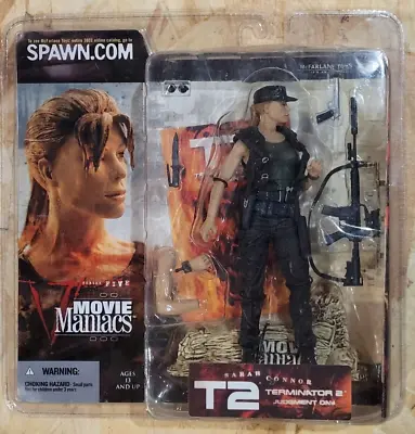 Terminator T 2 Figure Lot 3 Different Sarah Conner Spawn Movie Maniacs McFarlane • $149