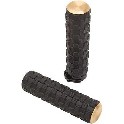 Arlen Ness 07-354 Brass Air Trax 1  Grips For Cable Throttle Harley 76-Up • $62.95