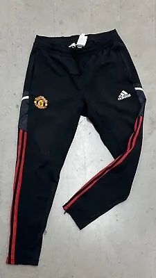 Adidas Manchester United Player Staff Issue Bottoms - Large- • £14.95