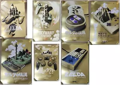 The Legend Of Zelda Limited Poster Gold Foil 7 Works To 75 Pieces Sold • $1044.11
