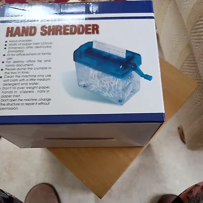 Portable  Hand Shredder ( Item No ;sz -123. • £8.50