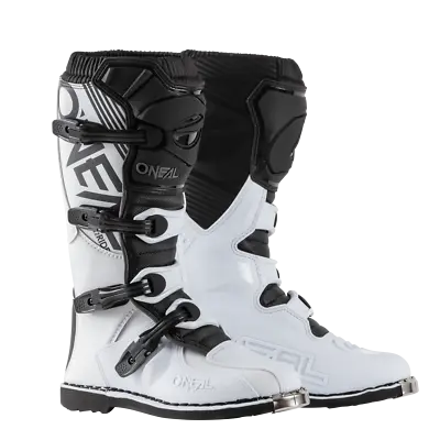 O'Neal Element Motorcycle Boots Off-Road MX Motocross White Mens Size 7-12 • $143.95
