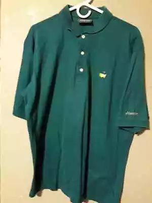 Master's Collection XL Green Men's Short Sleeved Golf Polo • $13