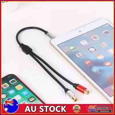 3.5mm Male Plug To Dual 2RCA Jack Cable Stereo Audio Splitter Aux Extension Wire • $9.79