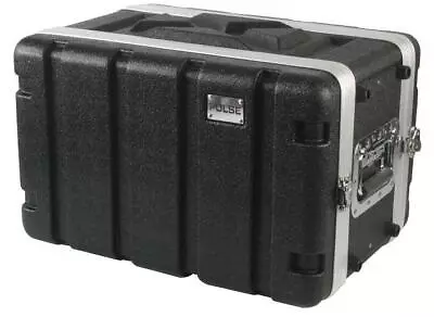 Pulse 19  Rack ABS Flight Case 6U Short Flightcase Black • £109