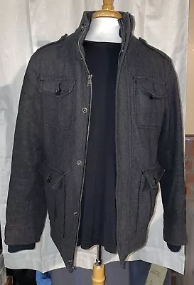  Men's Merona Wool Blend Jacket Dark Grey S/P • $34.99